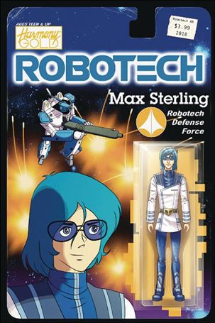 Robotech (2017) issue 8-B Blair Shedd Action Figure Cover