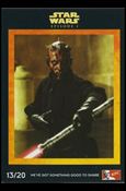 Star Wars: Episode I The Phantom Menace Kentucky Fried Chicken MALAYSIAN (Promo) card 13/20 Darth Maul