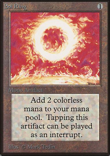 Magic the Gathering: Limited Edition Beta (Base Set) card 271 Sol Ring