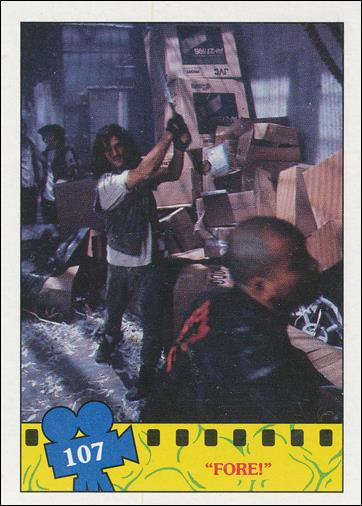 Teenage Mutant Ninja Turtles Movie (Base Set) card 107 "Fore!"