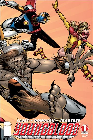 Youngblood (2008) issue 1-D Derec Donovan Wraparound Cover (2nd Printing)