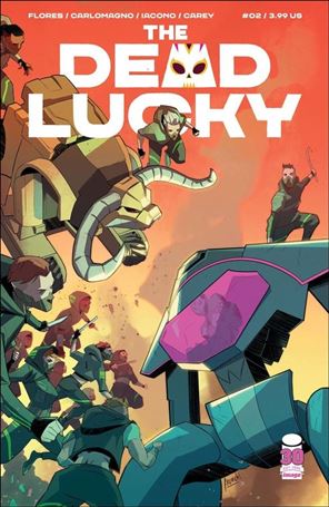 Dead Lucky issue 2 French Carlomagno Cover