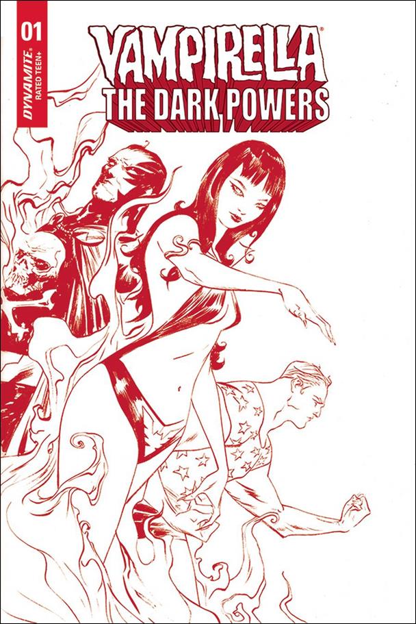 Vampirella: The Dark Powers issue 2-Y Jae Lee Red Line Art Cover