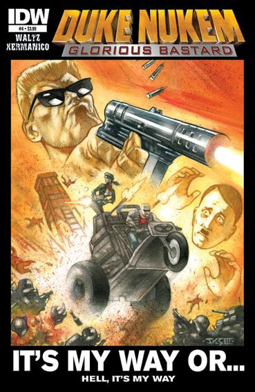 Duke Nukem Glorious Bastard issue 4 John K. Snyder III Cover