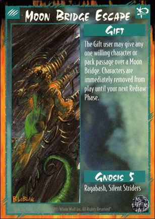 Rage Limited (Base Set) card 172 Moon Bridge Escape 