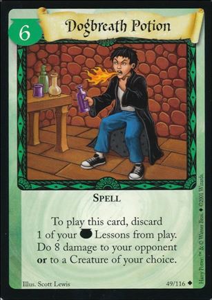 Harry Potter (Base Set) card 49 Dogbreath Potion