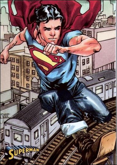 Superman: The Legend (Base Set) card 36 Young Superman
