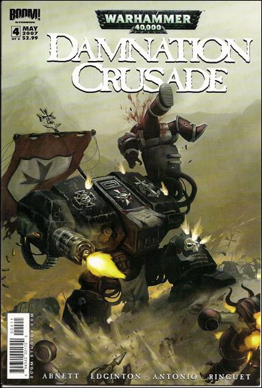Warhammer 40,000: Damnation Crusade issue 4 King Mong Cover
