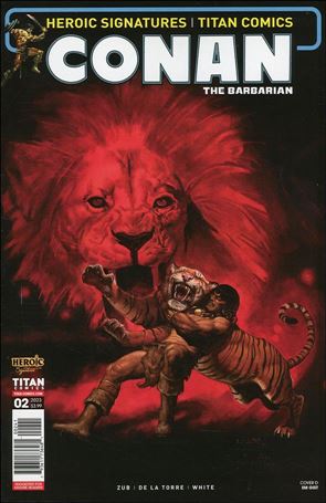 Conan the Barbarian (2023) issue 2-D E. M. Gist Retro Cover