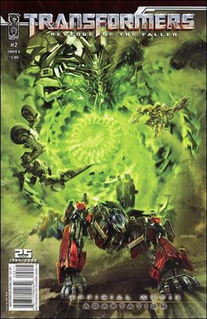 Transformers: Revenge of the Fallen Official Movie Adaptation issue 2 Josh Nizzi Cover