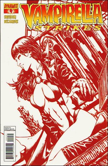 Vampirella Strikes (2013) issue 4-C Johnny Desjardins 1:10 Blood Red Cover