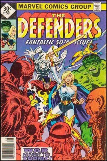 Defenders (1972) issue 50-D Whitman Cover