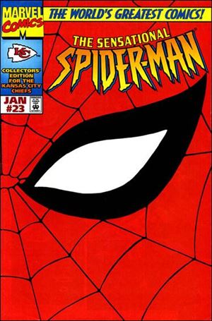 Sensational Spider-Man (1996) issue 23-B Kansas City Chiefs Promo