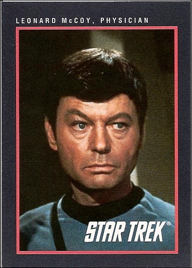 Star Trek 25th Anniversary: Series 1 (Base Set) card 107 Leonard McCoy, Physician