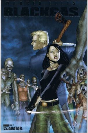 Warren Ellis: Blackgas  issue 2-F Platinum Foil Cover 1/700