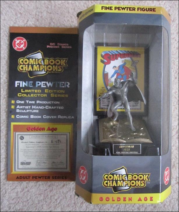 Comic Book Champions Fine Pewter Golden Age item 1 Superman 1939