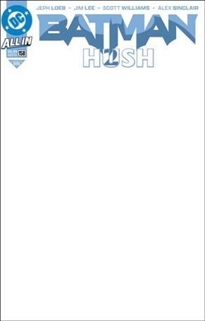 Batman (2016) issue 158-H Blank/Sketch Cardstock Cover