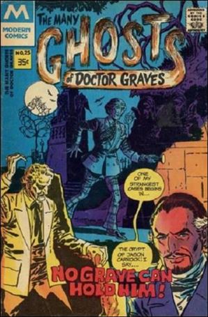 Many Ghosts of Dr. Graves issue 25-B Modern Comics Reprint