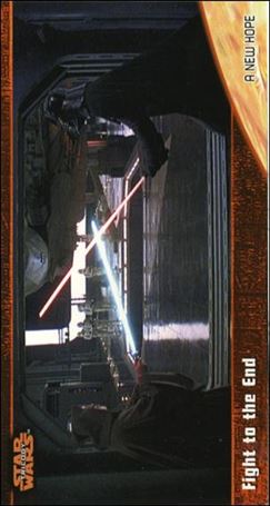 Star Wars Trilogy Widevision (Base Set) card 17 Fight to the End