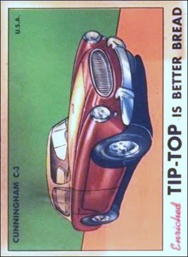 Sports Cars (1954) (Base Set) card 9 Cunningham C-3