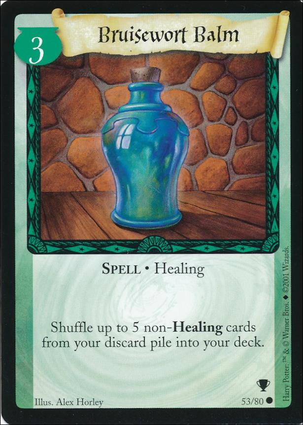 Harry Potter: Quidditch Cup (Base Set) card 53 Bruisewort Balm