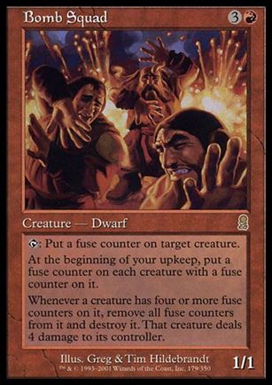 Magic the Gathering: Odyssey (Base Set) card 179 Bomb Squad