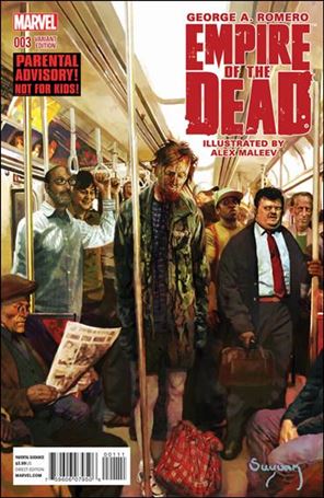 George Romero's Empire of the Dead: Act One issue 3-B Arthur Suydam 1:75 Cover