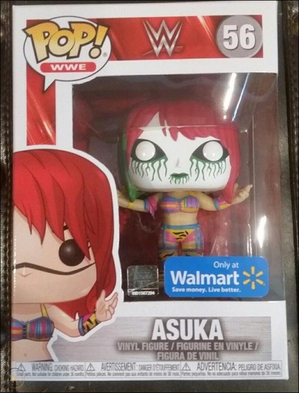 POP! WWE figure 56-D Asuka (Walmart Green Mask Variant)