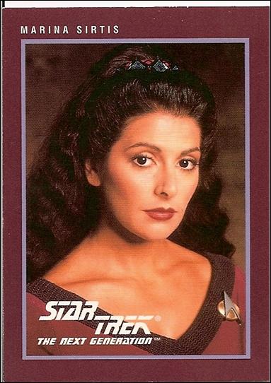 Star Trek 25th Anniversary: Series 1 (Base Set) card 136 Marina Sirtis