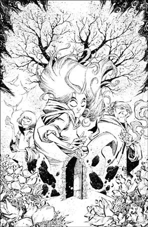 Last Witch issue 2-C Jorge Corona 1:25 Black & White Cover