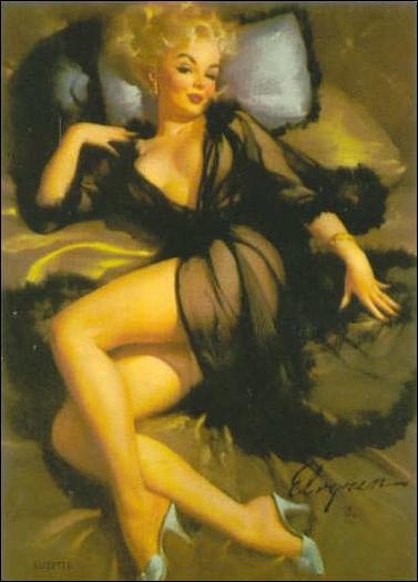 Elvgren's Calendar Pinups (Base Set) card 64 Suzette
