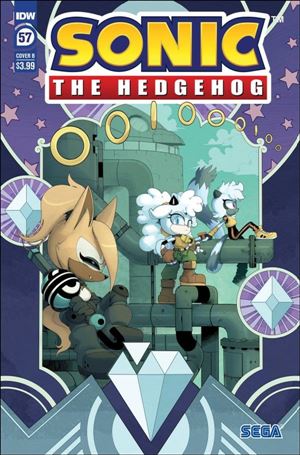 Sonic the Hedgehog (2018) issue 57-B Adam Bryce Thomas Cover