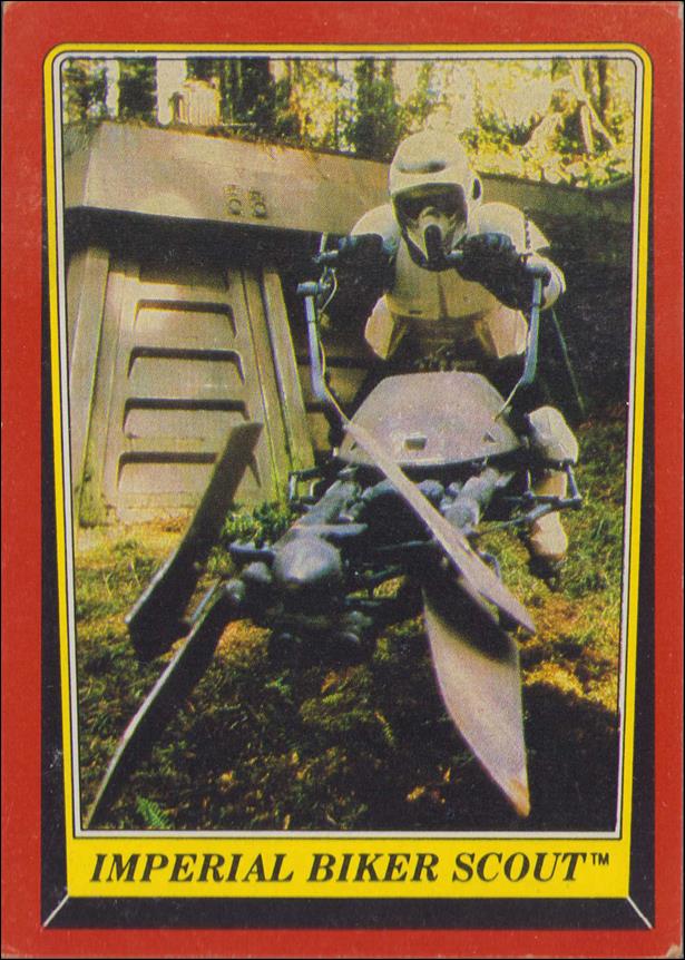 Star Wars: Return of the Jedi: Series 1 (Base Set) card 96 Imperial Biker Scout