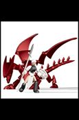 Stikfas Deluxe Pack figure 2-B Beta Female Warrior with Dragon (Red)