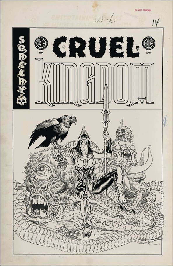 Cruel Kingdom issue 4-D Gabriel Rodríguez B&W 1:20 Cover