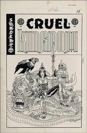 Cruel Kingdom issue 4-D Gabriel Rodríguez B&W 1:20 Cover
