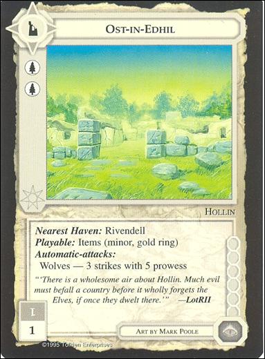 Middle-Earth: The Wizards (Base Set) card 332 Ost-in-Edhil