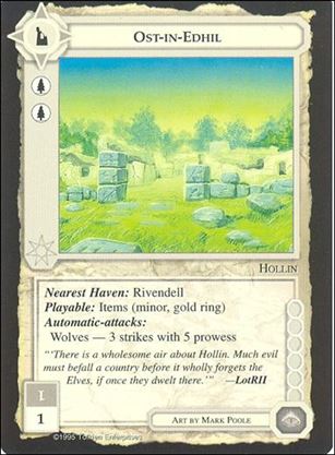 Middle-Earth: The Wizards (Base Set) card 332 Ost-in-Edhil