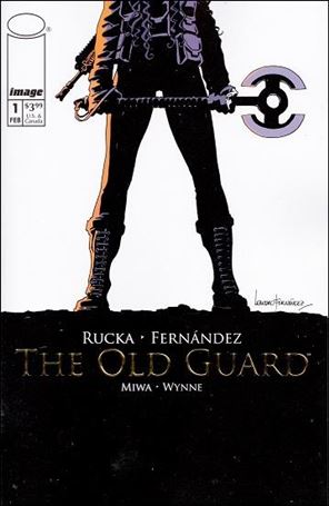 Old Guard issue 1-B 1:Store Gold Embossed Cover