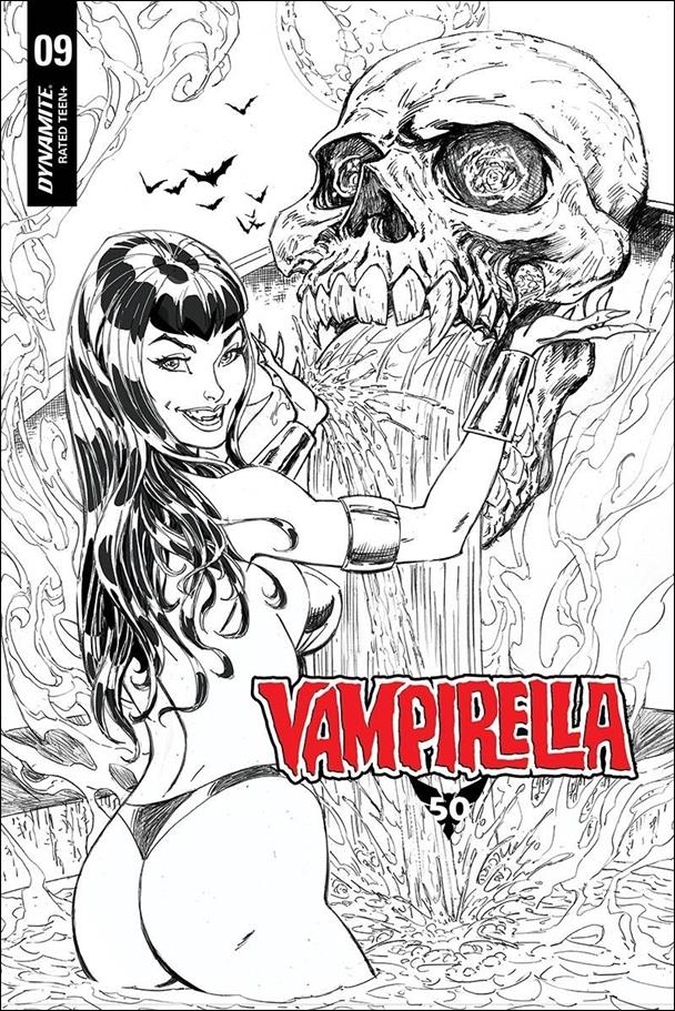 Vampirella (2019) issue 9-Q Jim Royle 1:35 Black & White Cover