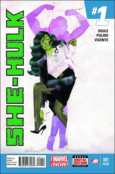 She-Hulk (2014) issue 1-F Kevin Wada Cover (2nd Printing)