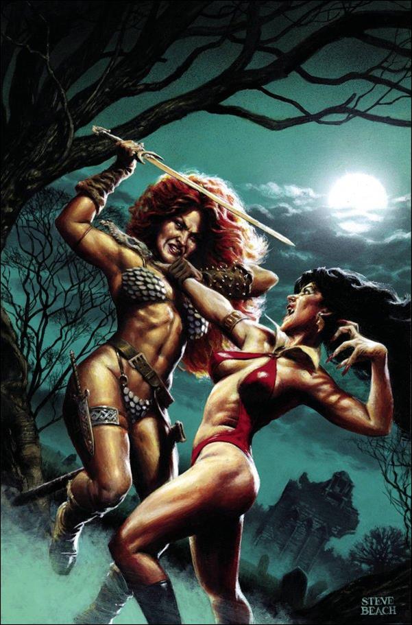 Vampirella vs Red Sonja issue 4-H Steve Beach 1:20 Virgin Cover