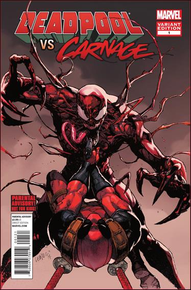 Deadpool vs. Carnage issue 1-B Leinil Francis Yu 1:25 Cover