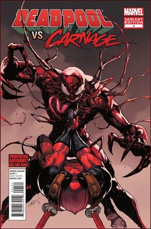 Deadpool vs. Carnage issue 1-B Leinil Francis Yu 1:25 Cover