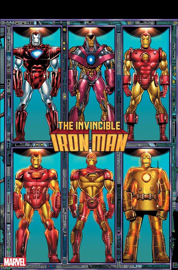 Invincible Iron Man (2022) issue 3-C Bob Layton Connecting Cover