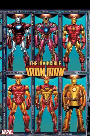 Invincible Iron Man (2022) issue 3-C Bob Layton Connecting Cover