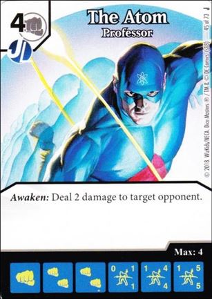 DC Comics Dice Masters Justice card 45 The Atom: Professor 