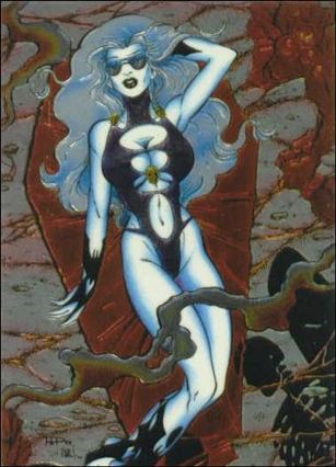 Lady Death All Chromium (Base Set) card 60 Blood Beach II