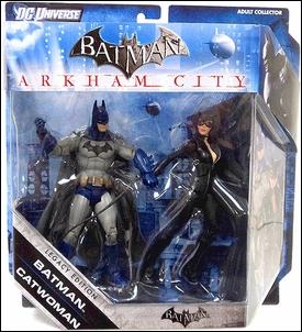 DC Universe: Batman Legacy (2-Packs) figure 5 Batman and Catwoman (Arkham City)