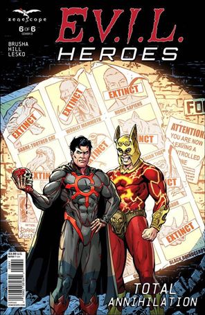 E.V.I.L. Heroes issue 6-D Sami Kivela Cover